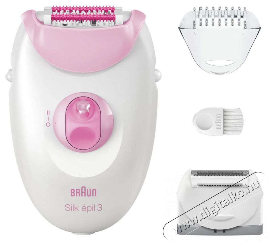 BRAUN Silk-&eacute;pil 3 3-031, R&oacute;zsasz&iacute;n &Uacute;jdons&aacute;gok - &Uacute;j term&eacute;kek - 511846