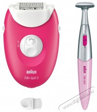 BRAUN Silk-&eacute;pil 3 3-202, m&aacute;lna Sz&eacute;ps&eacute;g&aacute;pol&aacute;s / Eg&eacute;szs&eacute;g - Szőrtelen&iacute;tő / borotva - Női szőrtelen&iacute;tő - 511831