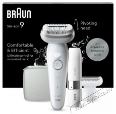 BRAUN Silk&middot;&eacute;pil 9 9-341, Feh&eacute;r/Ez&uuml;st Sz&eacute;ps&eacute;g&aacute;pol&aacute;s / Eg&eacute;szs&eacute;g - Szőrtelen&iacute;tő / borotva - Női szőrtelen&iacute;tő - 511815