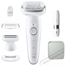 BRAUN Silk&middot;&eacute;pil 9 9-341, Feh&eacute;r/Ez&uuml;st Sz&eacute;ps&eacute;g&aacute;pol&aacute;s / Eg&eacute;szs&eacute;g - Szőrtelen&iacute;tő / borotva - Női szőrtelen&iacute;tő - 511815