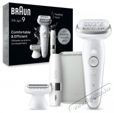 BRAUN Silk&middot;&eacute;pil 9 9-341, Feh&eacute;r/Ez&uuml;st Sz&eacute;ps&eacute;g&aacute;pol&aacute;s / Eg&eacute;szs&eacute;g - Szőrtelen&iacute;tő / borotva - Női szőrtelen&iacute;tő - 511815