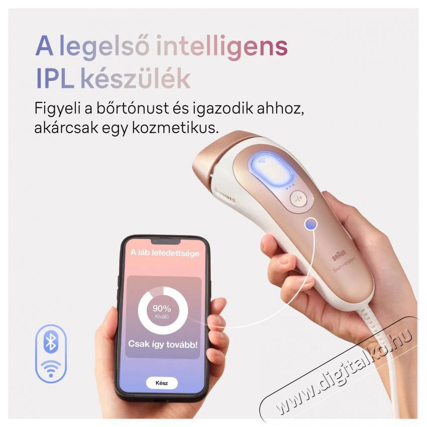BRAUN Smart IPL Skin I&middot;Expert PL7147 + tok &eacute;s 2 fej Sz&eacute;ps&eacute;g&aacute;pol&aacute;s / Eg&eacute;szs&eacute;g - Szőrtelen&iacute;tő / borotva - Tart&oacute;s szőrtelen&iacute;tő - 511851