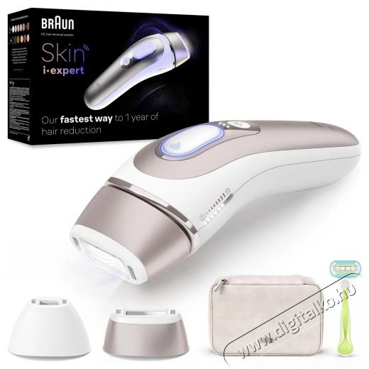BRAUN Smart IPL Skin I&middot;Expert PL7147 + tok &eacute;s 2 fej Sz&eacute;ps&eacute;g&aacute;pol&aacute;s / Eg&eacute;szs&eacute;g - Szőrtelen&iacute;tő / borotva - Tart&oacute;s szőrtelen&iacute;tő - 511851