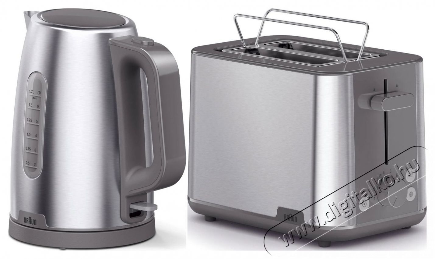 BRAUN PurShine Reggeli kollekci&oacute; - sz&uuml;rke (WK1500. GY & HT1510. GY) Konyhai term&eacute;kek - Konyhai eszk&ouml;z - K&eacute;szlet / szett - 512959
