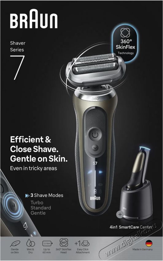 BRAUN Series 7 Wet&Dry 72-C7200CC &Uacute;jdons&aacute;gok - &Uacute;j term&eacute;kek - 512653