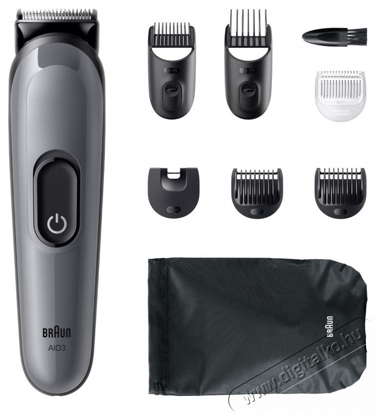 BRAUN AIO 3540 multifunkci&oacute;s testszőrzet &aacute;pol&oacute; Sz&eacute;ps&eacute;g&aacute;pol&aacute;s / Eg&eacute;szs&eacute;g - Szőrtelen&iacute;tő / borotva - F&eacute;rfi borotva - 513495