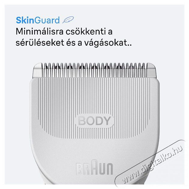 BRAUN BG 3500 bodygroomer testszőrzet &aacute;pol&oacute; Sz&eacute;ps&eacute;g&aacute;pol&aacute;s / Eg&eacute;szs&eacute;g - Szőrtelen&iacute;tő / borotva - F&eacute;rfi borotva - 513491