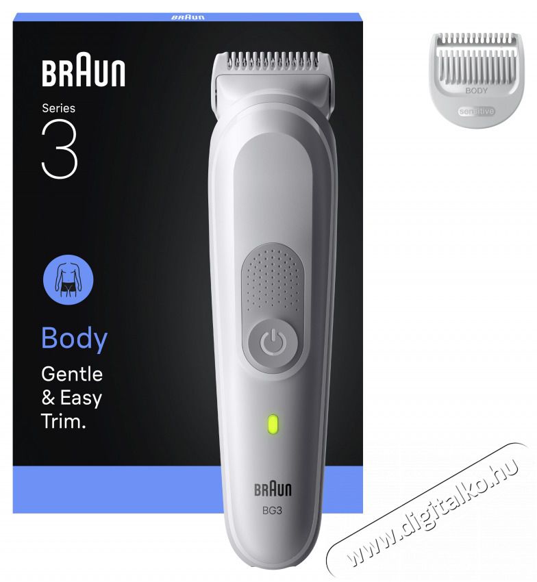 BRAUN BG 3500 bodygroomer testszőrzet &aacute;pol&oacute; Sz&eacute;ps&eacute;g&aacute;pol&aacute;s / Eg&eacute;szs&eacute;g - Szőrtelen&iacute;tő / borotva - F&eacute;rfi borotva - 513491