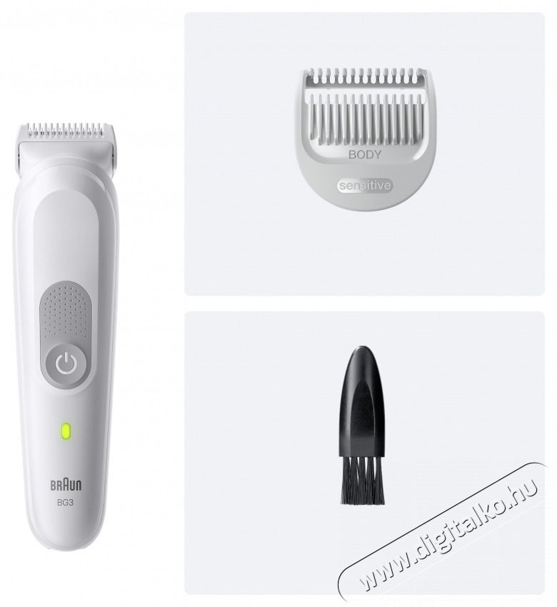 BRAUN BG 3500 bodygroomer testszőrzet &aacute;pol&oacute; Sz&eacute;ps&eacute;g&aacute;pol&aacute;s / Eg&eacute;szs&eacute;g - Szőrtelen&iacute;tő / borotva - F&eacute;rfi borotva - 513491