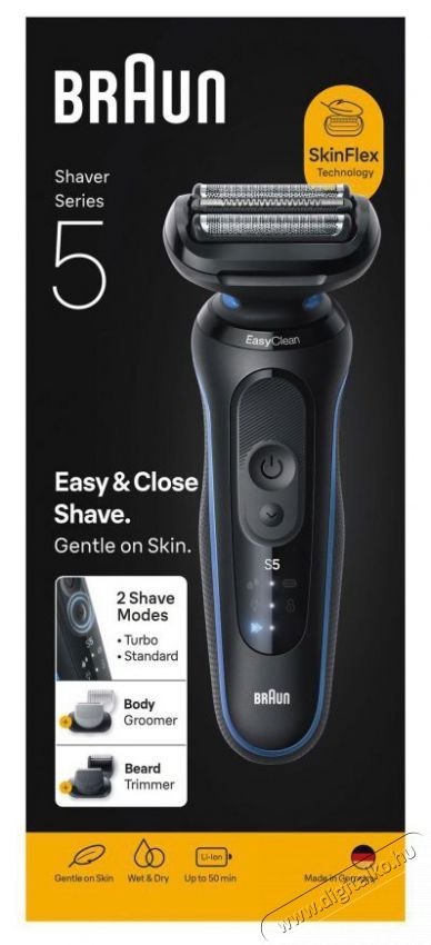 BRAUN Series 5 Wet&Dry 52-B1650S Borotva Sz&eacute;ps&eacute;g&aacute;pol&aacute;s / Eg&eacute;szs&eacute;g - Szőrtelen&iacute;tő / borotva - F&eacute;rfi borotva - 524480