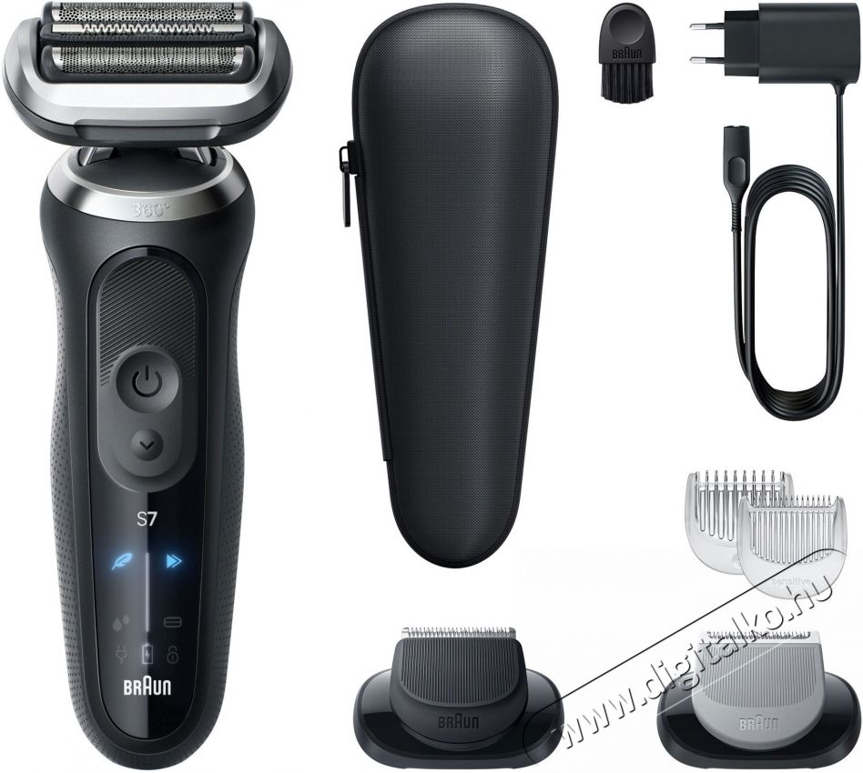 BRAUN Series 7 Wet&Dry 72-N1620S Borotva Sz&eacute;ps&eacute;g&aacute;pol&aacute;s / Eg&eacute;szs&eacute;g - Szőrtelen&iacute;tő / borotva - F&eacute;rfi borotva - 524482