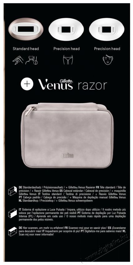 BRAUN IPL Skin I-Expert PL7257 + tok &eacute;s 3 fej villan&oacute;f&eacute;nyes szőrtelen&iacute;tő Sz&eacute;ps&eacute;g&aacute;pol&aacute;s / Eg&eacute;szs&eacute;g - Szőrtelen&iacute;tő / borotva - Női szőrtelen&iacute;tő - 529320