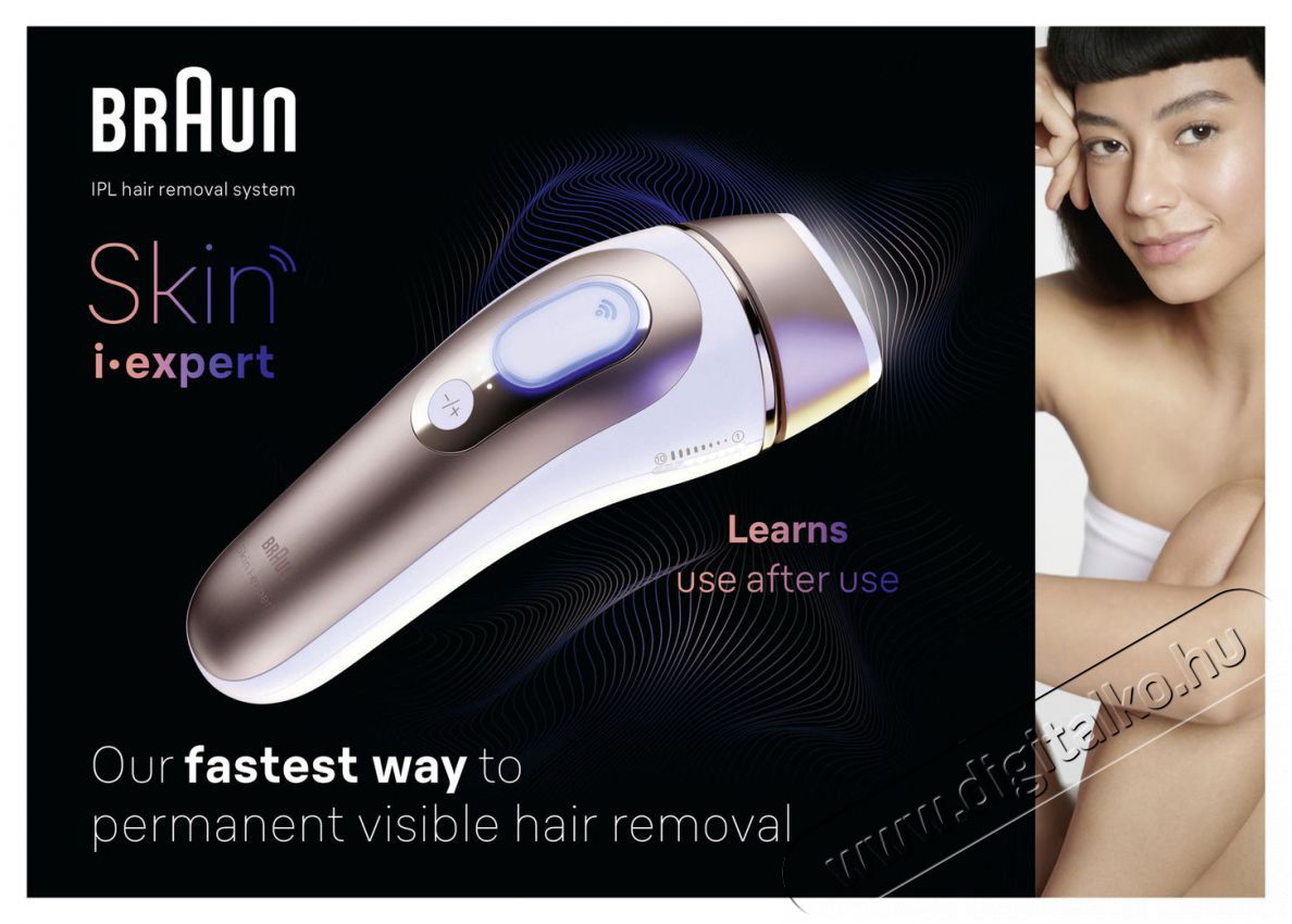 BRAUN IPL Skin I-Expert PL7257 + tok &eacute;s 3 fej villan&oacute;f&eacute;nyes szőrtelen&iacute;tő Sz&eacute;ps&eacute;g&aacute;pol&aacute;s / Eg&eacute;szs&eacute;g - Szőrtelen&iacute;tő / borotva - Női szőrtelen&iacute;tő - 529320