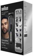 BRAUN MGK7491 All-In-One Series 7 - Hajv&aacute;g&oacute; szett Sz&eacute;ps&eacute;g&aacute;pol&aacute;s / Eg&eacute;szs&eacute;g - Haj&aacute;pol&aacute;s - Haj / szak&aacute;ll v&aacute;g&oacute;, ny&iacute;r&oacute; - 531255