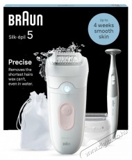 BRAUN Epil&aacute;tor Silk-&eacute;pil 5 5-230 Wet Dry, MicroGrip, Smart Light, 28 csipesz, 2 sebess&eacute;gfokozat, Bikini Trimmer + 5 tartoz&eacute;k, Borotvafej + F&eacute;sű, Utaz&oacute;t&aacute;ska, Halv&aacute;ny r&oacute;zsasz&iacute;n Sz&eacute;ps&eacute;g&aacute;pol&aacute;s / Eg&eacute;szs&eacute;g - Szőrtelen&iacute;tő / borotva - Tart&oacute;s szőrtelen&iacute;tő - 533096