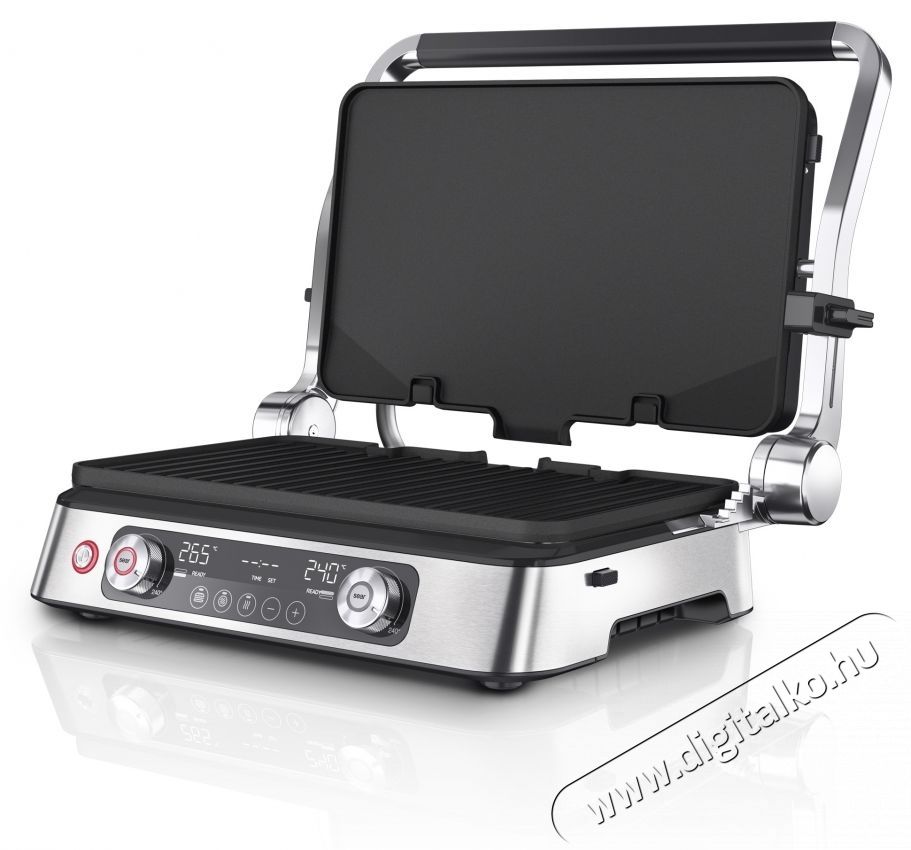 BRAUN MultiGrill 9Pro CG9140 t&ouml;bbfunkci&oacute;s elektromos grill, 0X17900006, 2200W, 3 főz&eacute;si m&oacute;d, Maxim&aacute;lis hőm&eacute;rs&eacute;klet 265˚C, 3 program, Esti funkci&oacute;, Ez&uuml;st/Fekete Konyhai term&eacute;kek - Konyhai kisg&eacute;p kieg&eacute;sz&iacute;tő - Szendvics / gofri / grill s&uuml;tő kieg&eacute;sz&iacute;tő - 533105