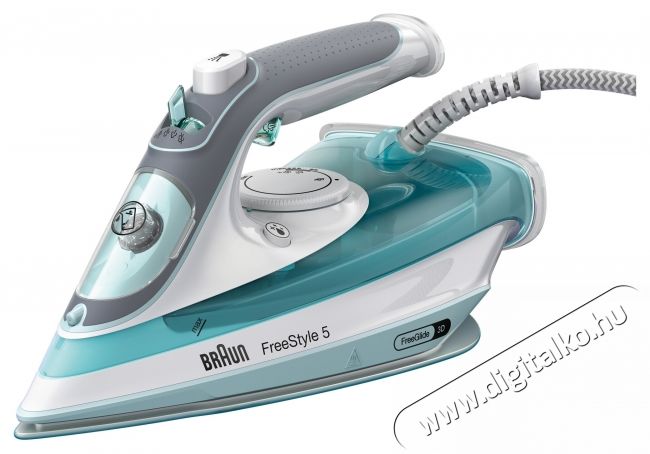 BRAUN TexStyle 5 SI5017GR Gőz&ouml;lős vasal&oacute;, 2700W, 50g/perc gőznyom&aacute;s, 190g/perc gőzl&ouml;ket, 270ml tart&aacute;ly, Super Ceramic talp, FreeGlide 3D technol&oacute;gia, Feh&eacute;r/Z&ouml;ld H&aacute;ztart&aacute;s / Otthon / K&uuml;lt&eacute;r - Vasal&oacute; - Vasal&oacute; - 533111
