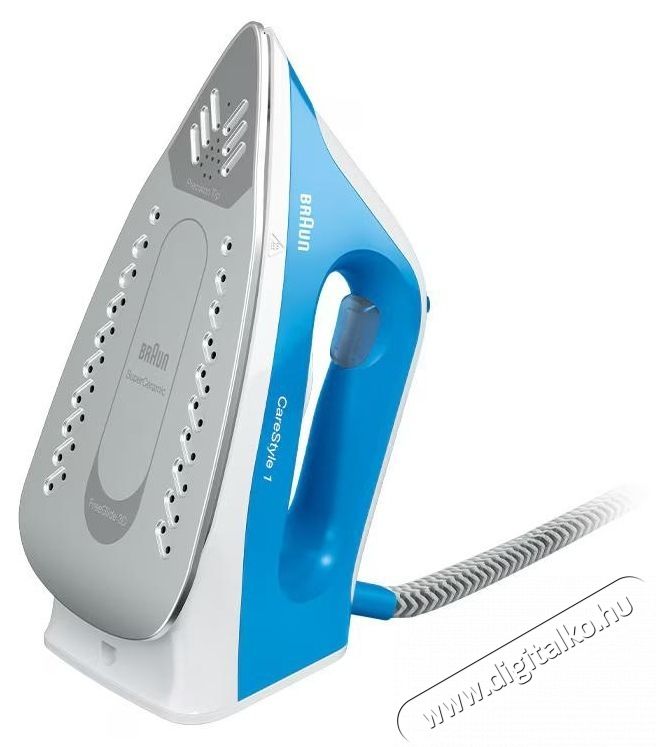 BRAUN CareStyle 1 IS102BL vasal&oacute;&aacute;llom&aacute;s, 5,5 bar, v&aacute;ltoz&oacute; gőz 110 g/perc, gőzsug&aacute;r 340 g/perc, tart&aacute;ly 1,5 liter, szuperker&aacute;mia vasal&oacute;talp, feh&eacute;r/k&eacute;k H&aacute;ztart&aacute;s / Otthon / K&uuml;lt&eacute;r - Vasal&oacute; - Vasal&oacute; - 533128