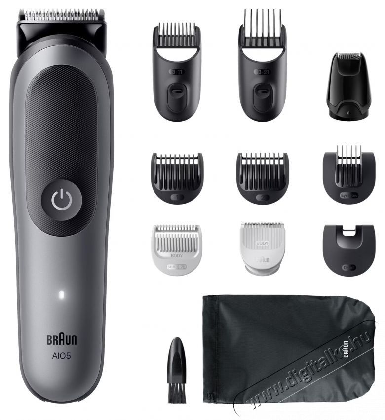 BRAUN All-in-One 5-in-1 multifunkci&oacute;s borotva, 11 az 1-ben, ez&uuml;stsz&uuml;rke Sz&eacute;ps&eacute;g&aacute;pol&aacute;s / Eg&eacute;szs&eacute;g - Szőrtelen&iacute;tő / borotva - F&eacute;rfi borotva - 536265