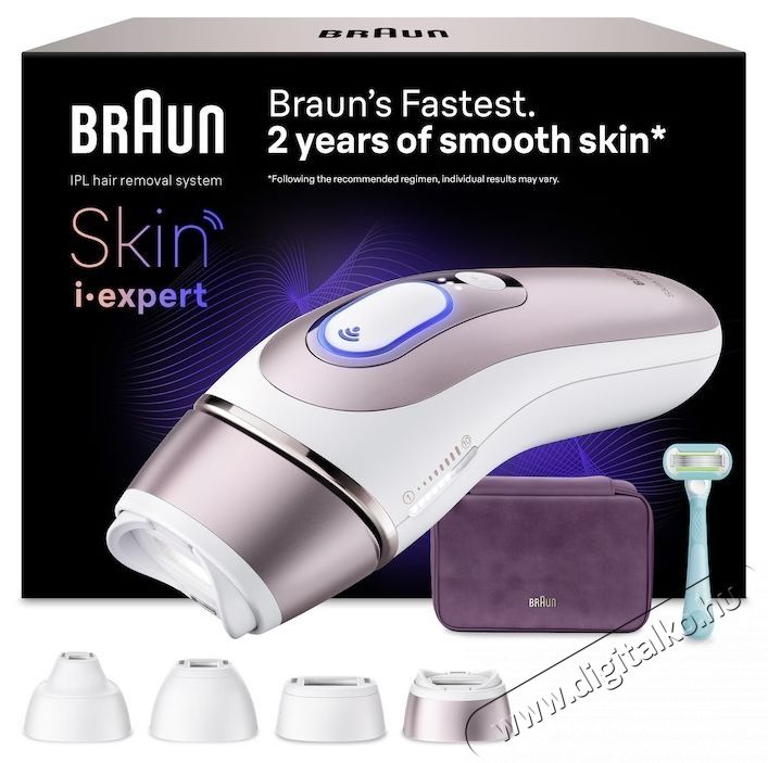 BRAUN Skin iExpert PRO 7 PL7431 IPL epil&aacute;tor, R&oacute;zsasz&iacute;n Sz&eacute;ps&eacute;g&aacute;pol&aacute;s / Eg&eacute;szs&eacute;g - Szőrtelen&iacute;tő / borotva - Tart&oacute;s szőrtelen&iacute;tő - 536267
