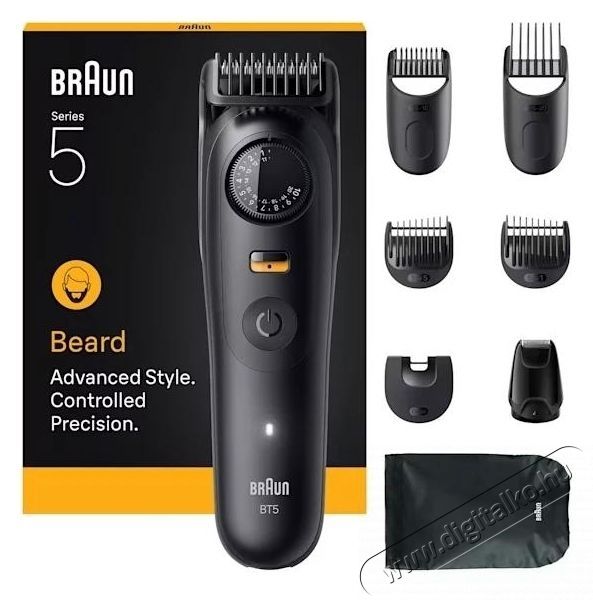 BRAUN Beard Trimmer 5 BT5560 szak&aacute;llv&aacute;g&oacute; Sz&eacute;ps&eacute;g&aacute;pol&aacute;s / Eg&eacute;szs&eacute;g - Szőrtelen&iacute;tő / borotva - F&eacute;rfi borotva - 540037