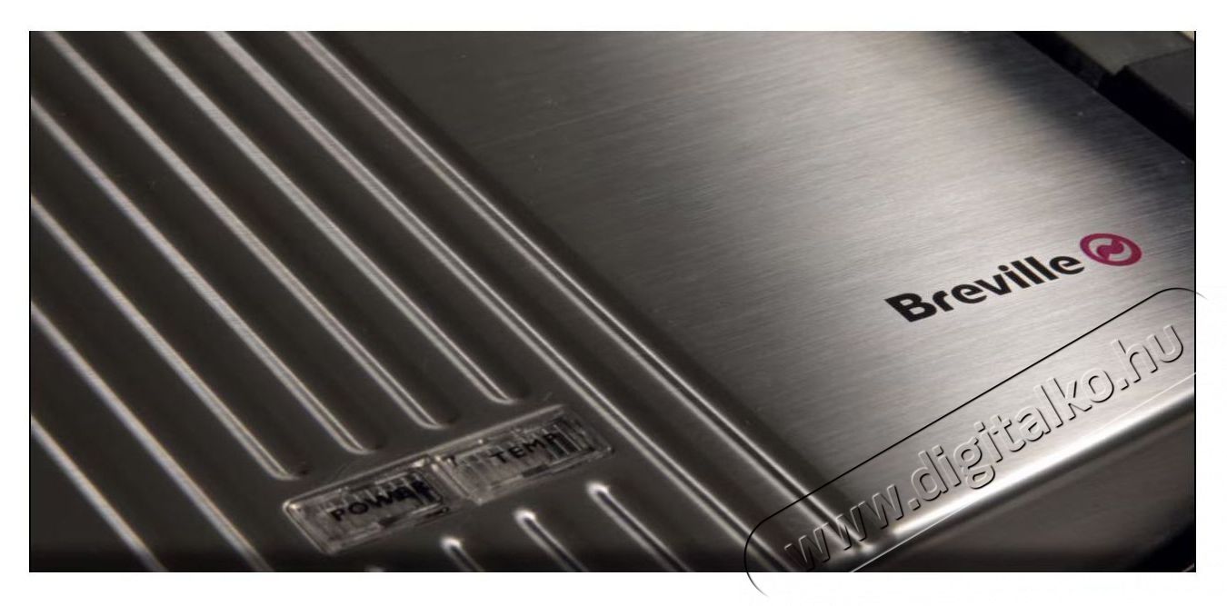 Breville Panini VST025X-01 Szendvicss&uuml;tő Konyhai term&eacute;kek - Konyhai kisg&eacute;p (s&uuml;t&eacute;s / főz&eacute;s / hűt&eacute;s / &eacute;telk&eacute;sz&iacute;t&eacute;s) - Melegszendvics / gofri s&uuml;tő - 503146