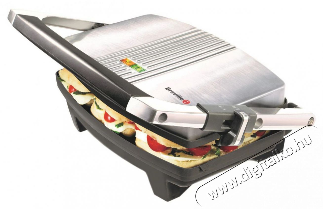 Breville Panini VST025X-01 Szendvicss&uuml;tő Konyhai term&eacute;kek - Konyhai kisg&eacute;p (s&uuml;t&eacute;s / főz&eacute;s / hűt&eacute;s / &eacute;telk&eacute;sz&iacute;t&eacute;s) - Melegszendvics / gofri s&uuml;tő - 503146