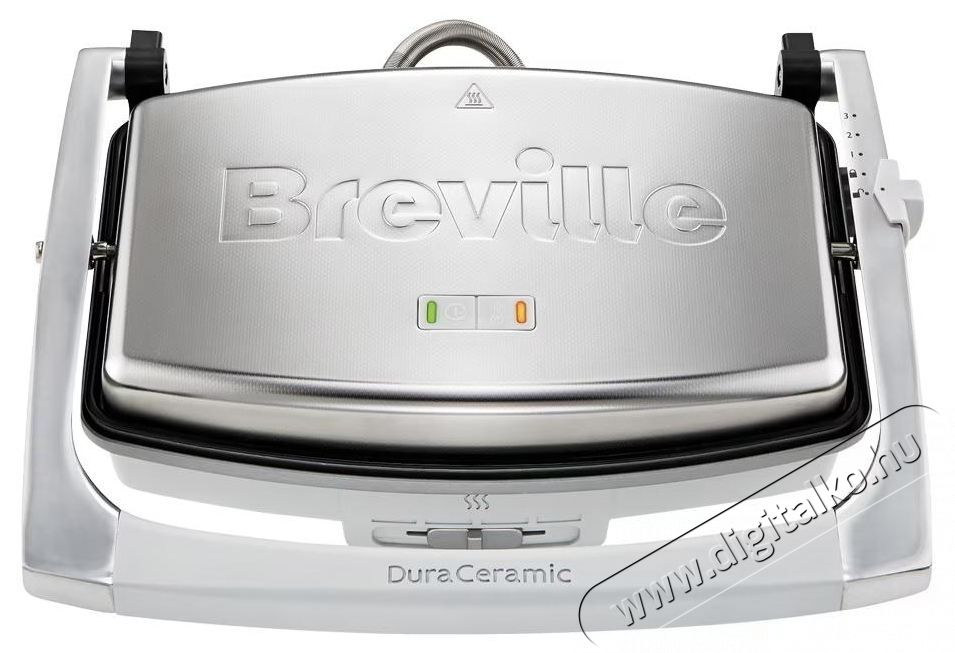 Breville szendvicss&uuml;tő, 1000 W, DuraCeramic, 2-3 szendvics, Ez&uuml;st Konyhai term&eacute;kek - Konyhai kisg&eacute;p kieg&eacute;sz&iacute;tő - Szendvics / gofri / grill s&uuml;tő kieg&eacute;sz&iacute;tő - 533139