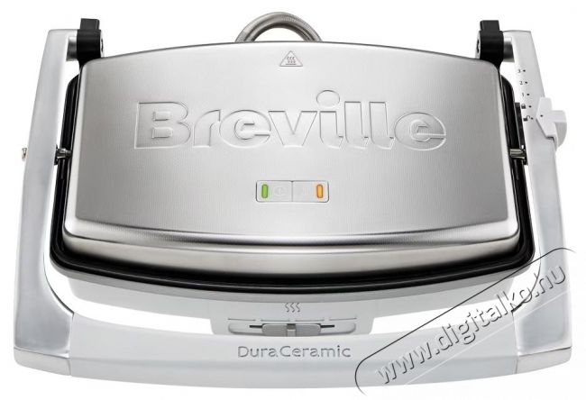 Breville szendvicss&uuml;tő, 1000 W, DuraCeramic, 2-3 szendvics, Ez&uuml;st Konyhai term&eacute;kek - Konyhai kisg&eacute;p kieg&eacute;sz&iacute;tő - Szendvics / gofri / grill s&uuml;tő kieg&eacute;sz&iacute;tő - 533139