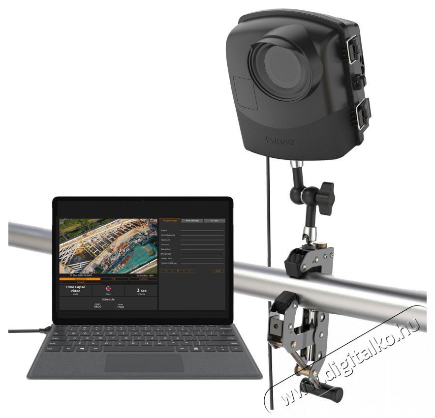 Brinno BCC2000 Plus - Construction Bundle F&eacute;nyk&eacute;pezőg&eacute;p / kamera - Sport kamera - 1080p Full HD felbont&aacute;s&uacute; - 519936