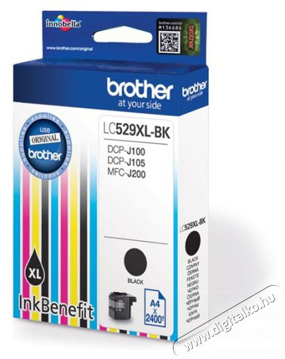 Brother LC529XLBK fekete tintapatron Iroda &eacute;s sz&aacute;m&iacute;t&aacute;stechnika - Nyomtat&oacute; - Kieg&eacute;sz&iacute;tő - 514150