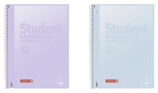 BRUNNEN A4 80 lapos kock&aacute;s pasztell lila &eacute;s pasztell k&eacute;k spir&aacute;lf&uuml;zet H&aacute;ztart&aacute;s / Otthon / K&uuml;lt&eacute;r - Szersz&aacute;m - Egy&eacute;b szersz&aacute;m - 507703