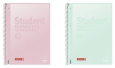 BRUNNEN A4 80 lapos kock&aacute;s pasztell menta &eacute;s pasztell pink spir&aacute;lf&uuml;zet H&aacute;ztart&aacute;s / Otthon / K&uuml;lt&eacute;r - Szersz&aacute;m - Egy&eacute;b szersz&aacute;m - 507705