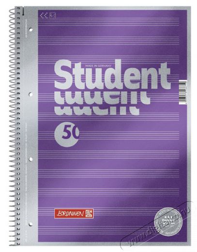 BRUNNEN A4 80 lapos lila kottaf&uuml;zet H&aacute;ztart&aacute;s / Otthon / K&uuml;lt&eacute;r - Szersz&aacute;m - Egy&eacute;b szersz&aacute;m - 507699