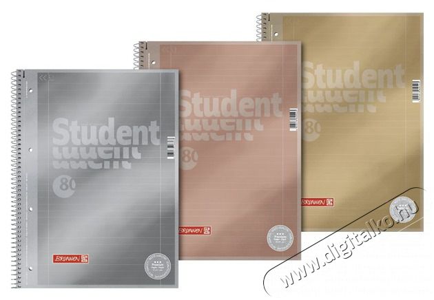 BRUNNEN A4 80 lapos vonalas f&eacute;mes spir&aacute;lf&uuml;zet H&aacute;ztart&aacute;s / Otthon / K&uuml;lt&eacute;r - Szersz&aacute;m - Egy&eacute;b szersz&aacute;m - 507701