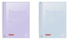 BRUNNEN A4 80 lapos vonalas pasztell lila &eacute;s pasztell k&eacute;k spir&aacute;lf&uuml;zet H&aacute;ztart&aacute;s / Otthon / K&uuml;lt&eacute;r - Szersz&aacute;m - Egy&eacute;b szersz&aacute;m - 507700