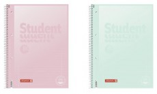 BRUNNEN A4 80 lapos vonalas pasztell menta &eacute;s pasztell pink spir&aacute;lf&uuml;zet H&aacute;ztart&aacute;s / Otthon / K&uuml;lt&eacute;r - Szersz&aacute;m - Egy&eacute;b szersz&aacute;m - 507702