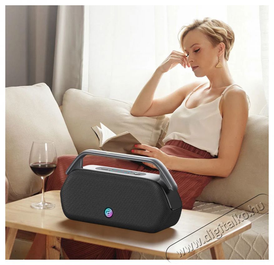 BUGANi Boost Max Black Audio-Video / Hifi / Multim&eacute;dia - Hordozhat&oacute;, vezet&eacute;k n&eacute;lk&uuml;li / bluetooth hangsug&aacute;rz&oacute; - Hordozhat&oacute;, vezet&eacute;k n&eacute;lk&uuml;li / bluetooth hangsug&aacute;rz&oacute; - 523192