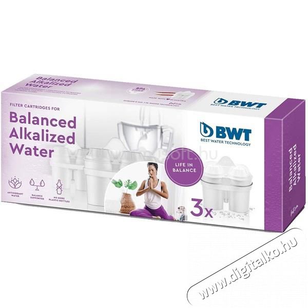 Bwt Balanced Alkalized 814463 3db-os v&iacute;zszűrő patron szett Konyhai term&eacute;kek - V&iacute;zszűrő - Kieg&eacute;sz&iacute;tő - 418040