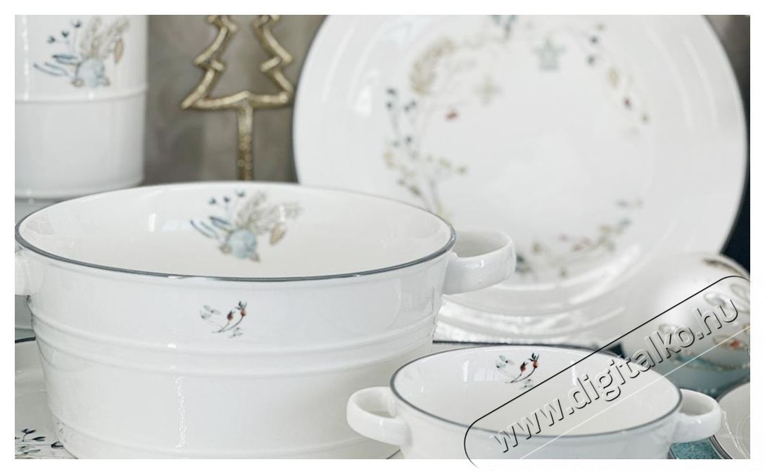 by inspire Komp&oacute;tos t&aacute;lka, kar&aacute;csonyi nosztalgia, 12 cm Konyhai term&eacute;kek - Ed&eacute;ny - Egy&eacute;b ed&eacute;ny - 527082