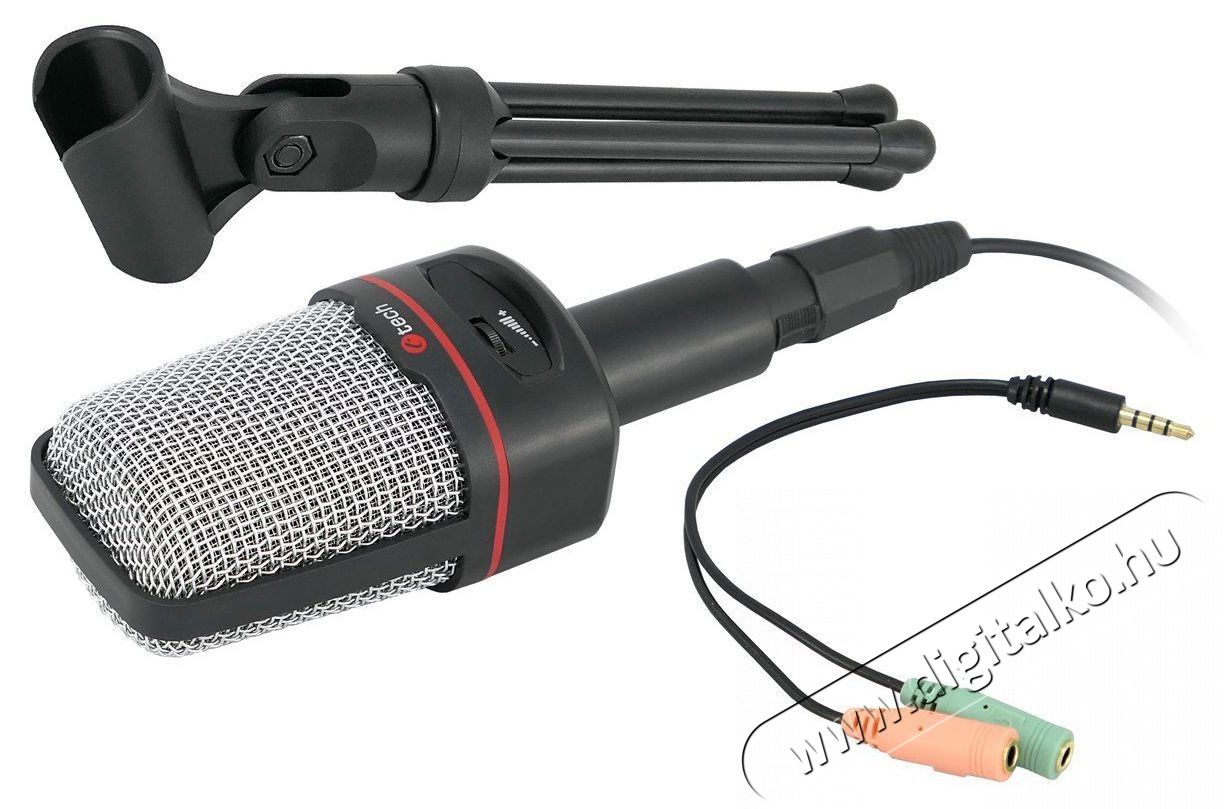 C-TECH MIC-02 Fot&oacute;-Vide&oacute; kieg&eacute;sz&iacute;tők - Mikrofon - &Eacute;nek &eacute;s hangszer mikrofon - 524489