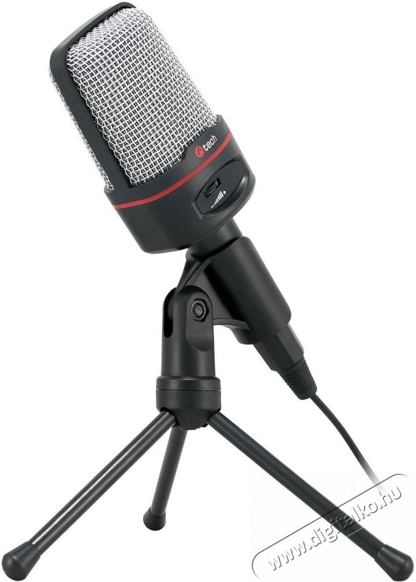 C-TECH MIC-02 Fot&oacute;-Vide&oacute; kieg&eacute;sz&iacute;tők - Mikrofon - &Eacute;nek &eacute;s hangszer mikrofon - 524489