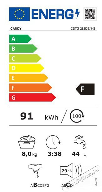 Candy CSTG 282DE/1-S fel&uuml;lt&ouml;ltős mos&oacute;g&eacute;p H&aacute;ztart&aacute;s / Otthon / K&uuml;lt&eacute;r - Mos&oacute;g&eacute;p / sz&aacute;r&iacute;t&oacute;g&eacute;p - Fel&uuml;lt&ouml;ltős mos&oacute;g&eacute;p - 397959