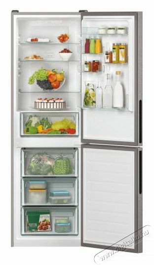 Candy CCE4T618DX hűtőszekr&eacute;ny Konyhai term&eacute;kek - Hűtő, fagyaszt&oacute; (szabadon&aacute;ll&oacute;) - Alulfagyaszt&oacute;s kombin&aacute;lt hűtő - 400855