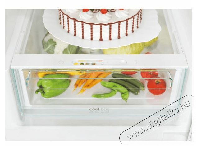 Candy CCE4T618DX hűtőszekr&eacute;ny Konyhai term&eacute;kek - Hűtő, fagyaszt&oacute; (szabadon&aacute;ll&oacute;) - Alulfagyaszt&oacute;s kombin&aacute;lt hűtő - 400855