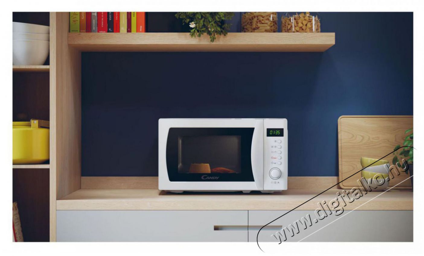 Candy Idea CMWA20SDLW Mikrohull&aacute;m&uacute; s&uuml;tő, 700W, 20 l, Digit&aacute;lis, Feh&eacute;r  Konyhai term&eacute;kek - Mikrohull&aacute;m&uacute; s&uuml;tő - Mikrohull&aacute;m&uacute; s&uuml;tő (szabadon&aacute;ll&oacute;) - 499209