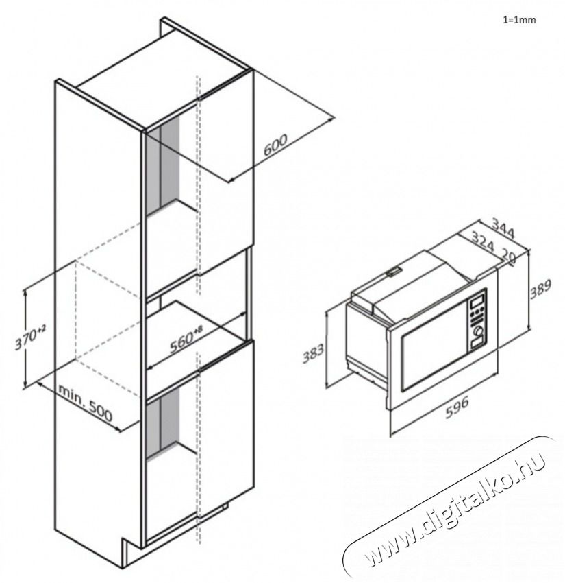 Candy CA20FMW7NB be&eacute;p&iacute;thető mikr&oacute; Konyhai term&eacute;kek - Mikrohull&aacute;m&uacute; s&uuml;tő - Mikrohull&aacute;m&uacute; s&uuml;tő (be&eacute;p&iacute;thető) - 501051