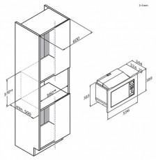 Candy CA20FMW7NB be&eacute;p&iacute;thető mikr&oacute; Konyhai term&eacute;kek - Mikrohull&aacute;m&uacute; s&uuml;tő - Mikrohull&aacute;m&uacute; s&uuml;tő (be&eacute;p&iacute;thető) - 501051