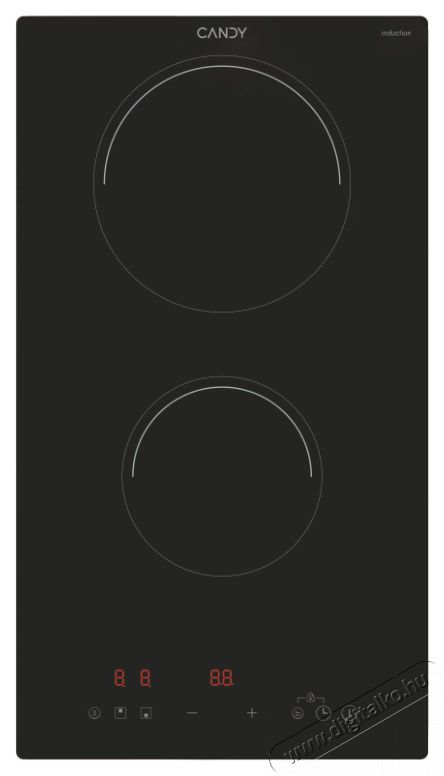 Candy CID30/1 főzőlap, be&eacute;p&iacute;thető, 2 z&oacute;n&aacute;s, indukci&oacute;s, domino Konyhai term&eacute;kek - S&uuml;tő-főzőlap, tűzhely (be&eacute;p&iacute;thető) - Indukci&oacute;s főzőlap (be&eacute;p&iacute;thető) - 502770