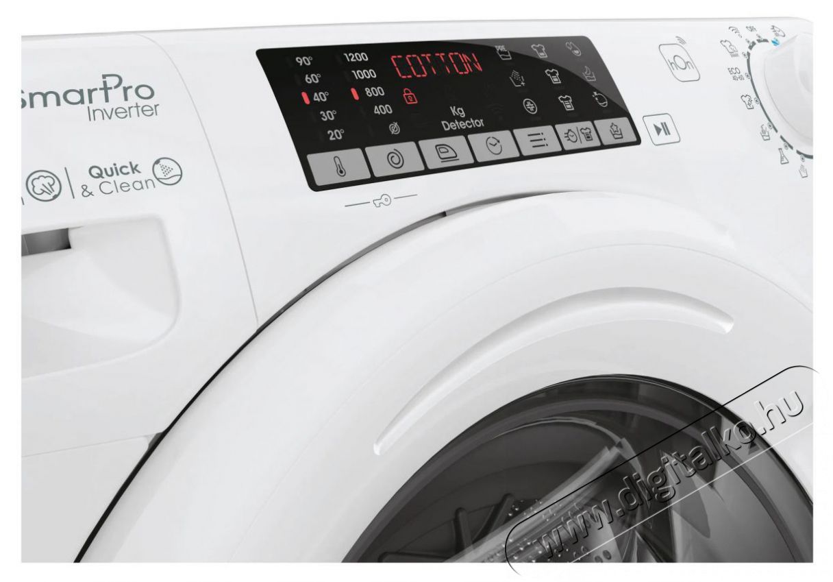 Candy CSO286TWM6/1-S Smart Pro Inverter El&ouml;lt&ouml;ltős mos&oacute;g&eacute;p H&aacute;ztart&aacute;s / Otthon / K&uuml;lt&eacute;r - Mos&oacute;g&eacute;p / sz&aacute;r&iacute;t&oacute;g&eacute;p - El&ouml;lt&ouml;ltős norm&aacute;l (60cm-ig) mos&oacute;g&eacute;p - 504364